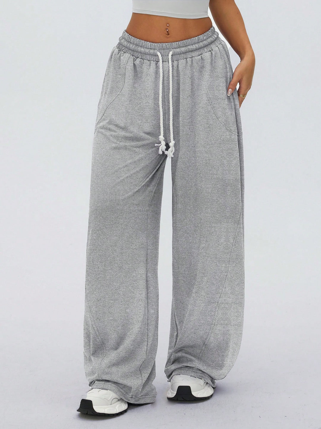 Pantaloni SHEIN, gri