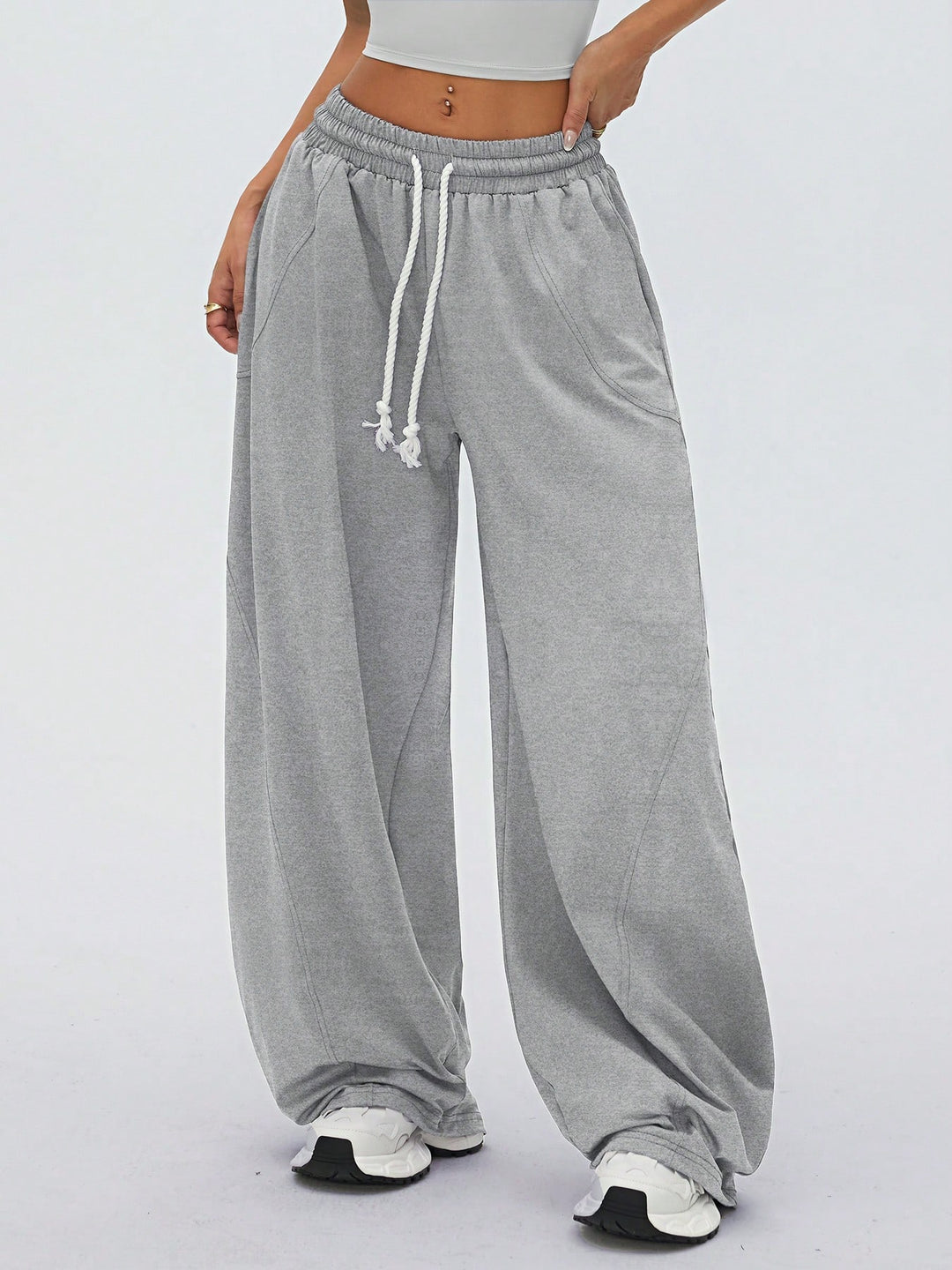 Pantaloni SHEIN, gri
