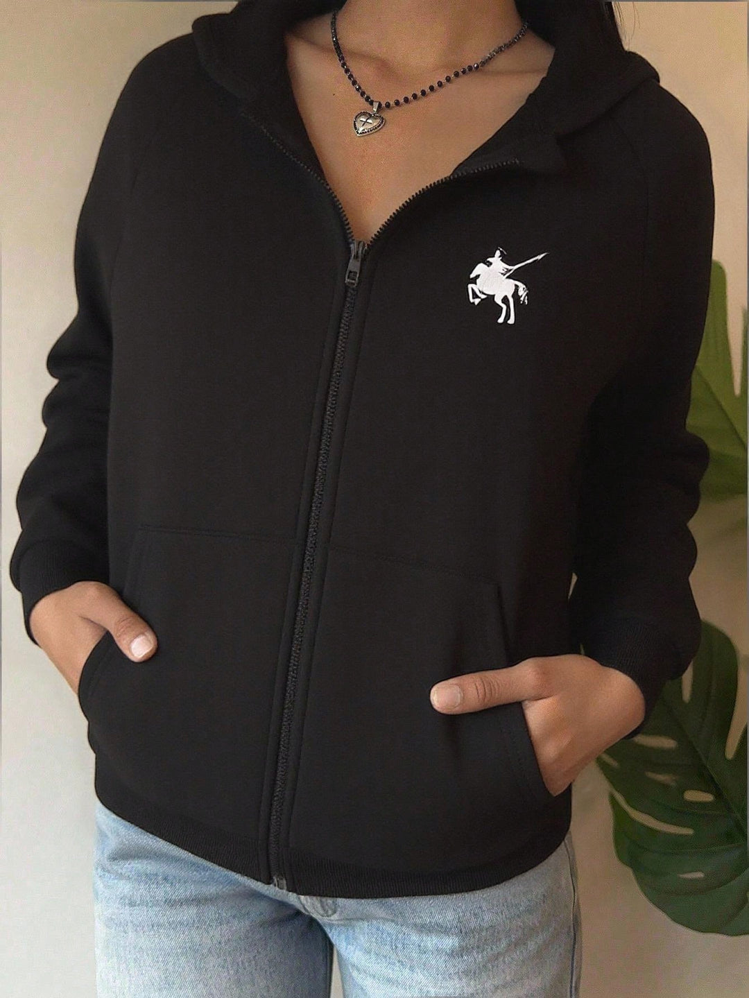 Hanorac SHEIN, negru