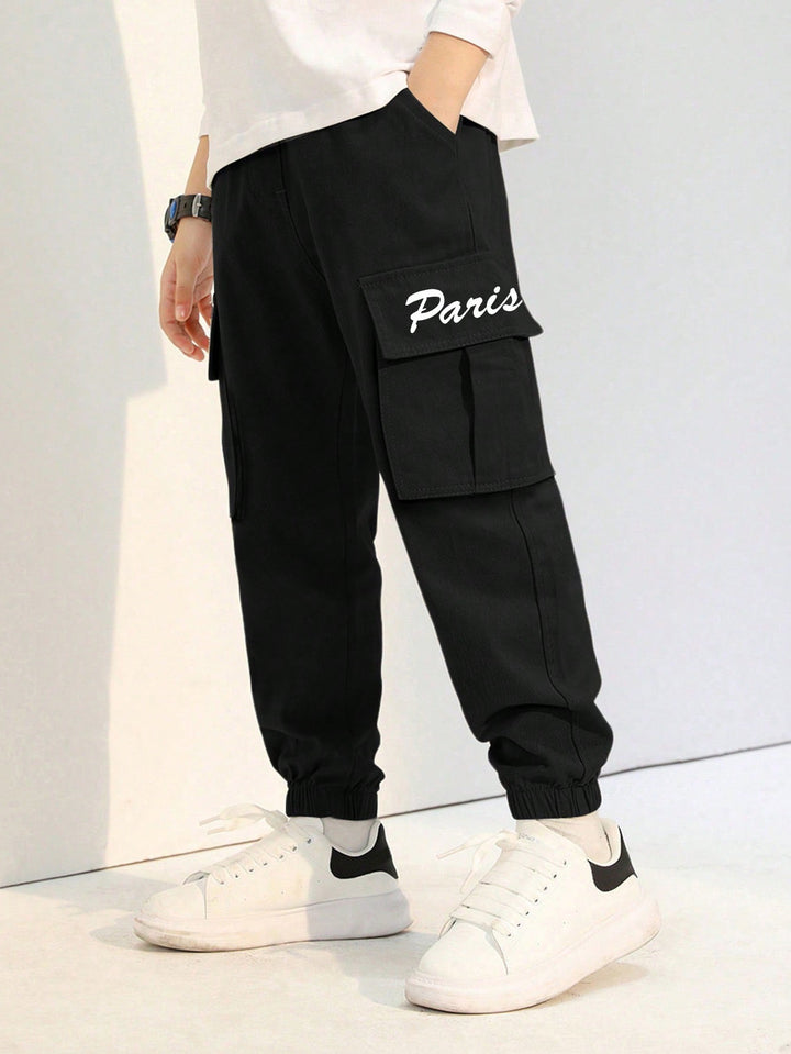 Pantaloni SHEIN, negru