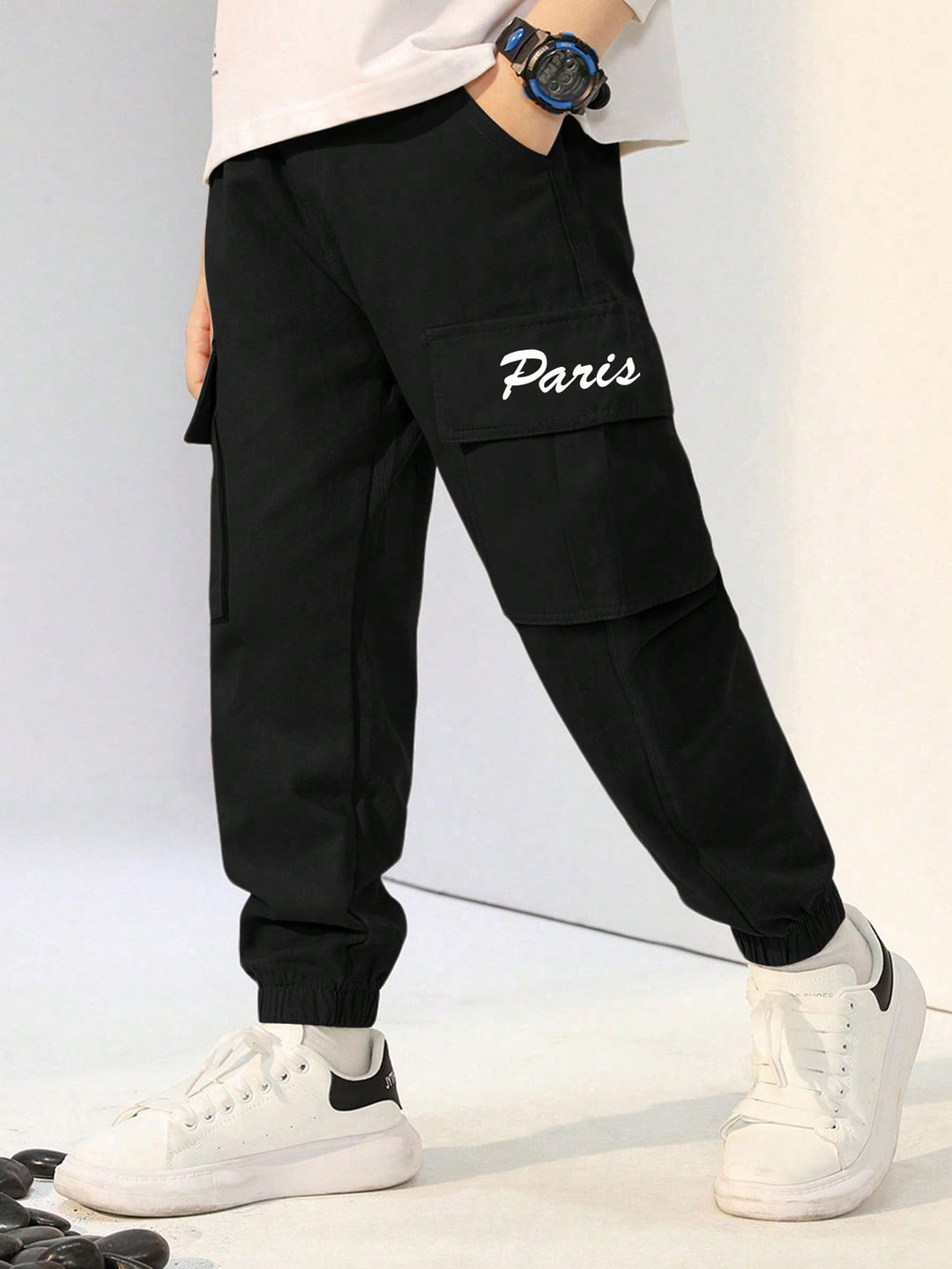 Pantaloni SHEIN, negru