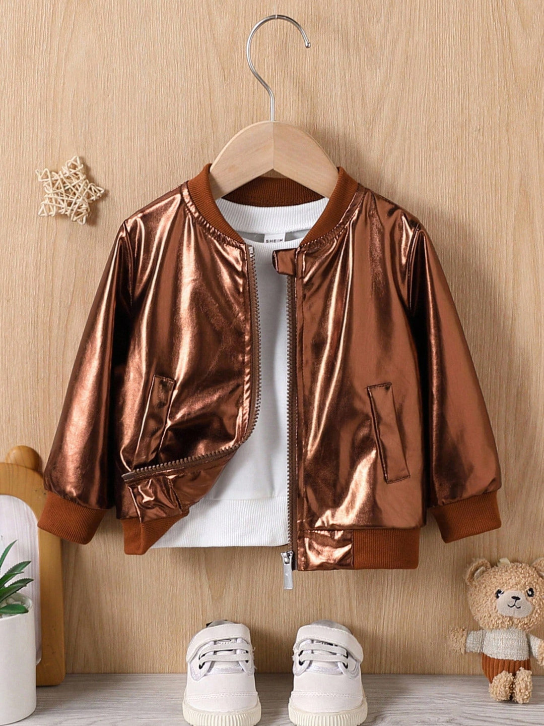 SHEIN kabát, bronz