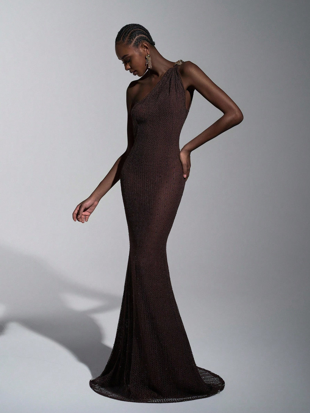 Rochie SHEIN, maro
