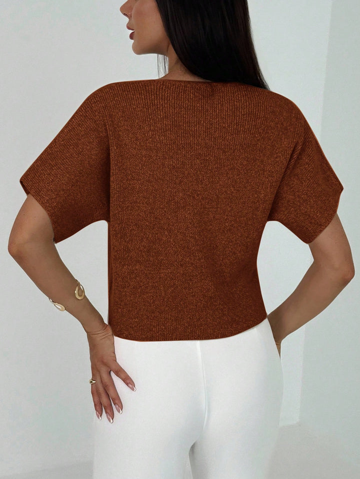 Cardigan SHEIN, maro