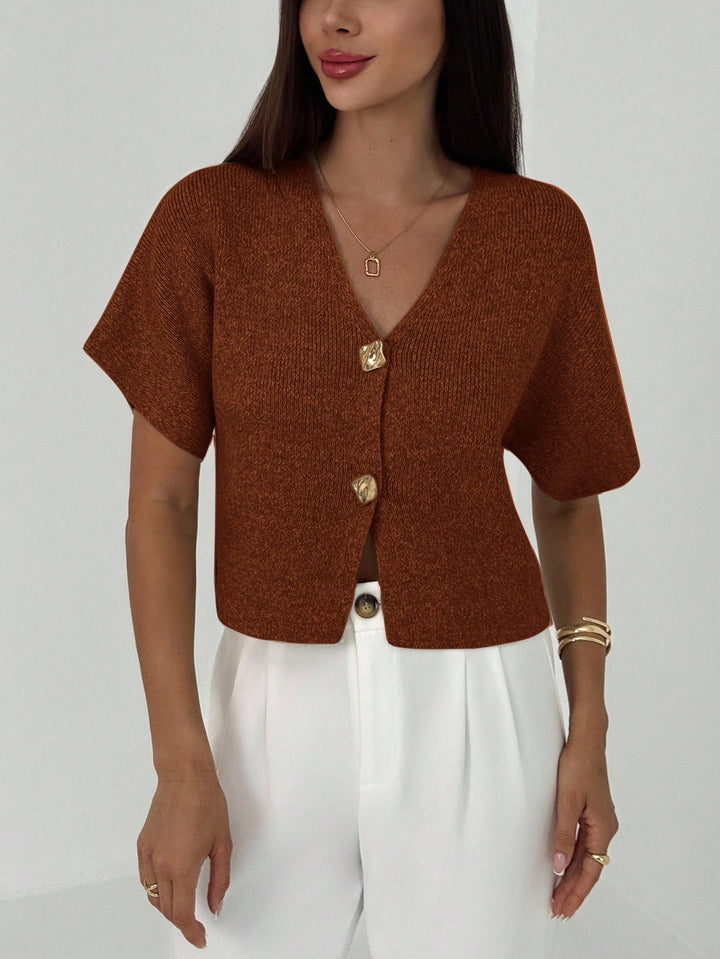 Cardigan SHEIN, maro