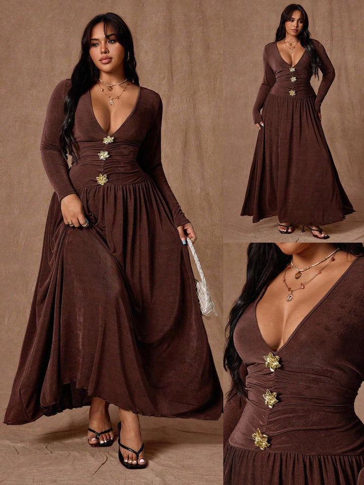 Rochie SHEIN, maro