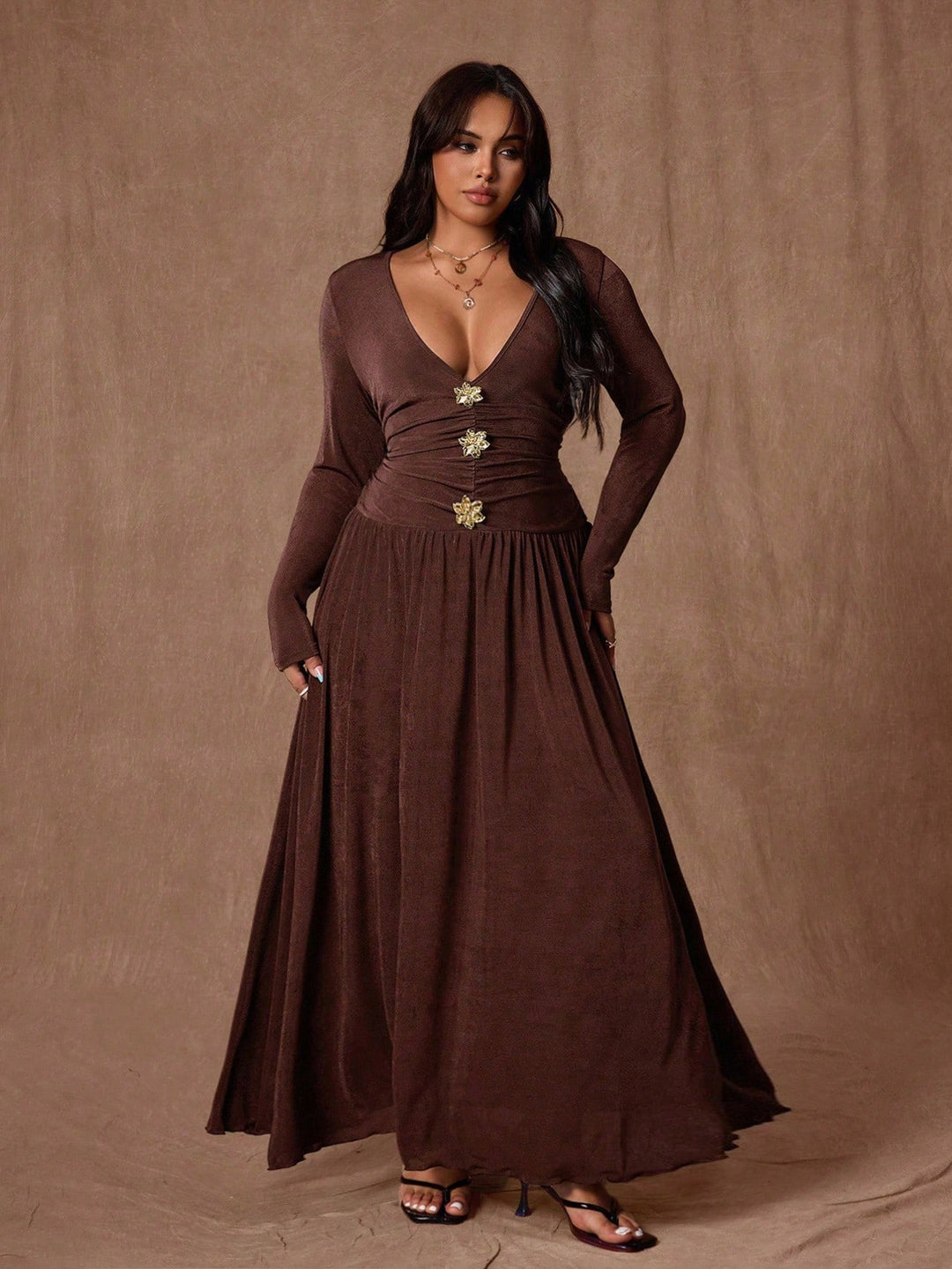 Rochie SHEIN, maro