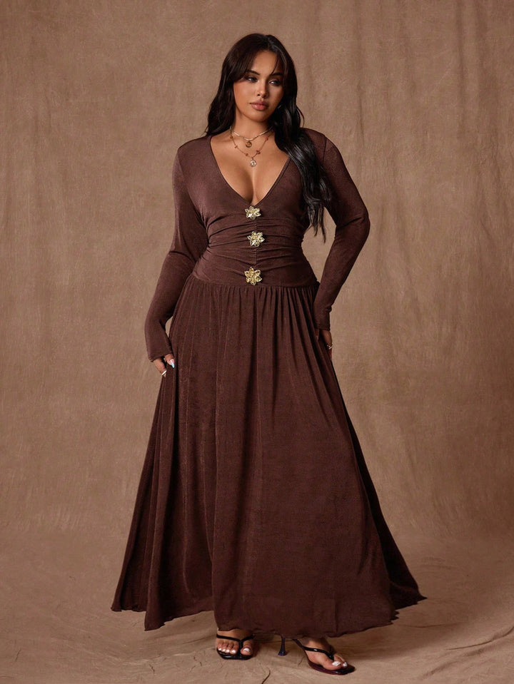 Rochie SHEIN, maro