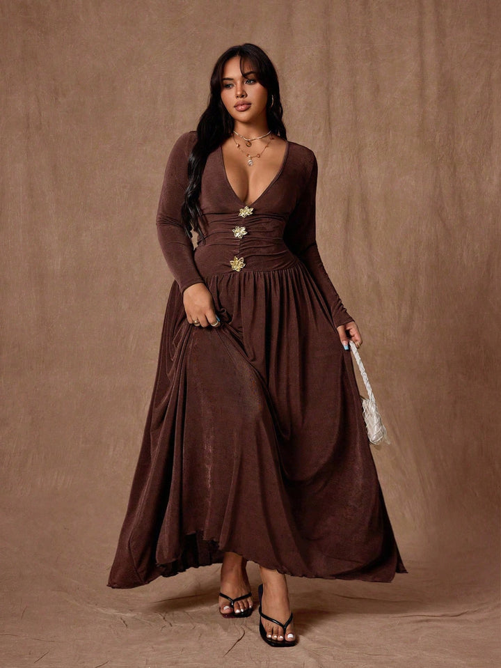 Rochie SHEIN, maro