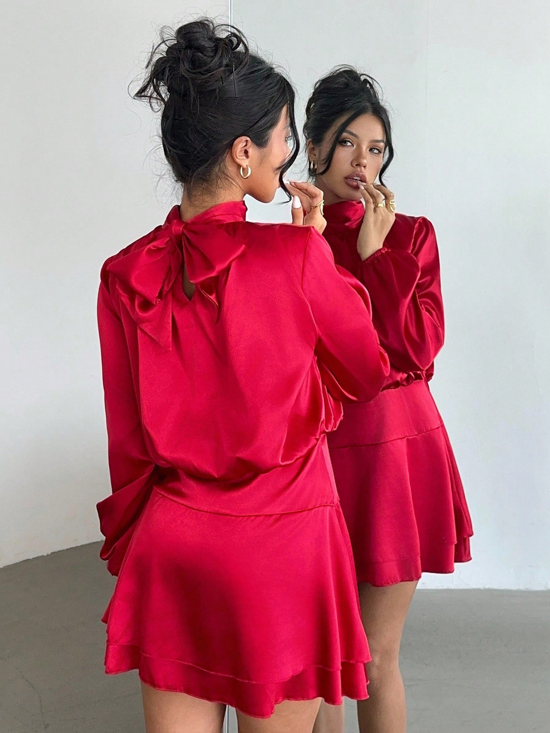 Rochie mini SHEIN, roșu