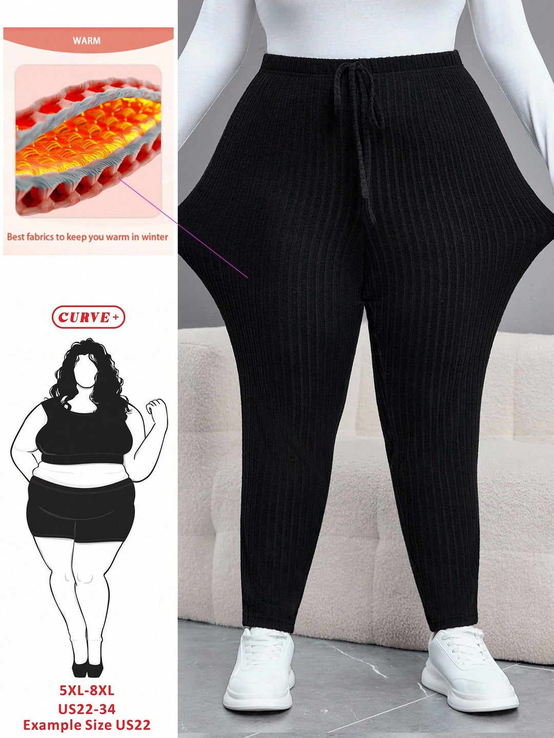 SHEIN leggings, fekete