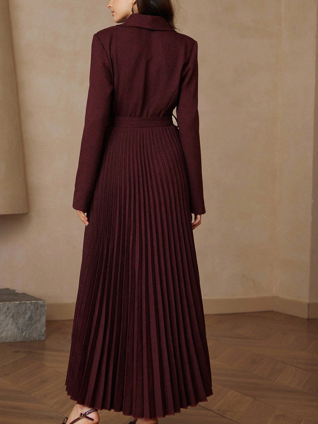 Rochie maxi SHEIN, vișiniu