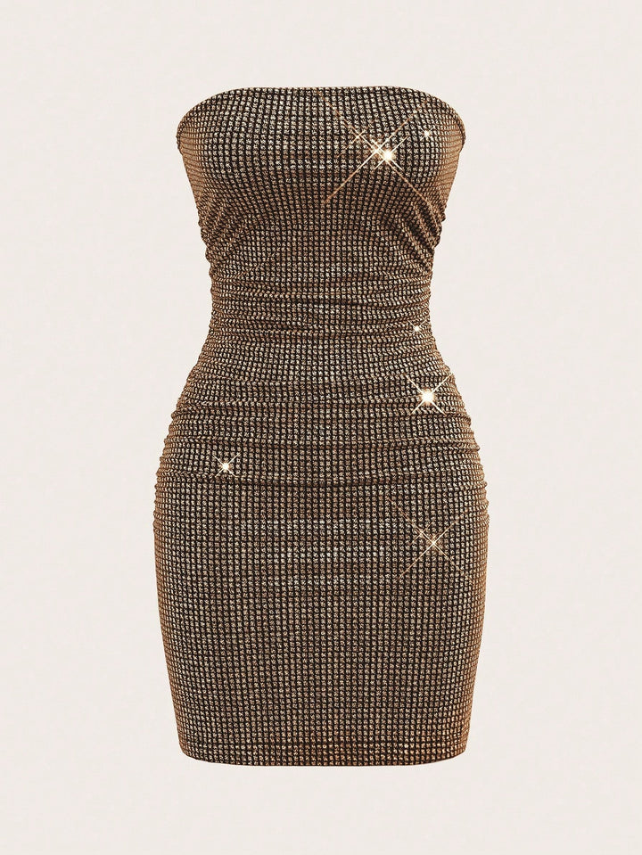 Rochie mini SHEIN, maro