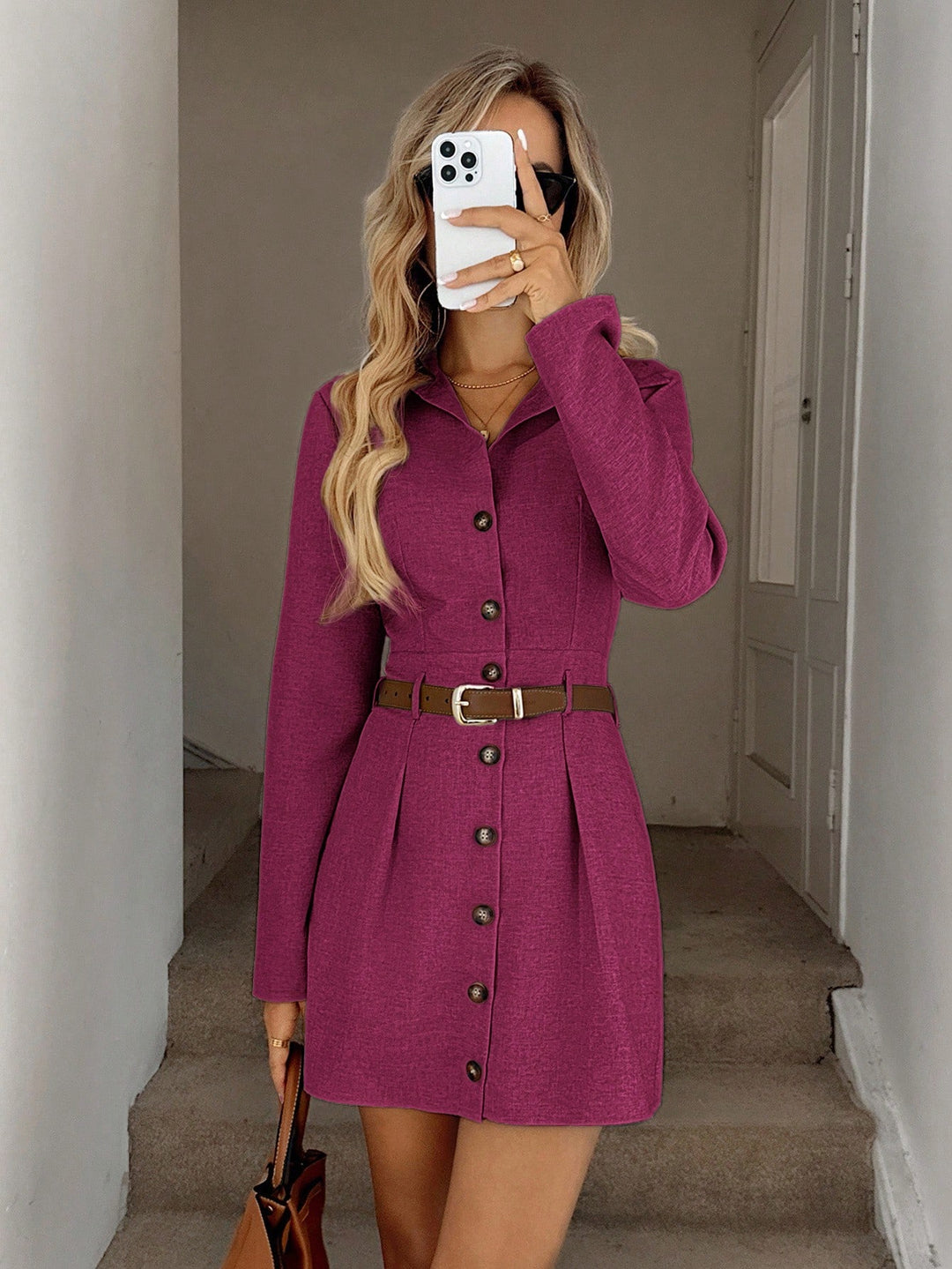 Rochie scurtă SHEIN, roz