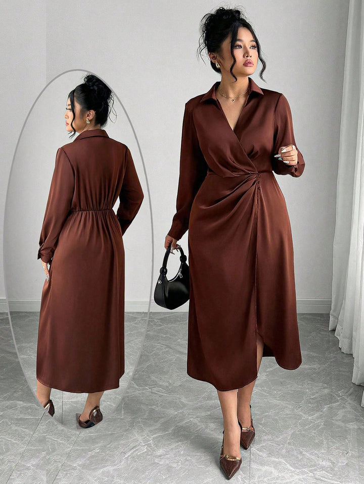 Rochie SHEIN, maro