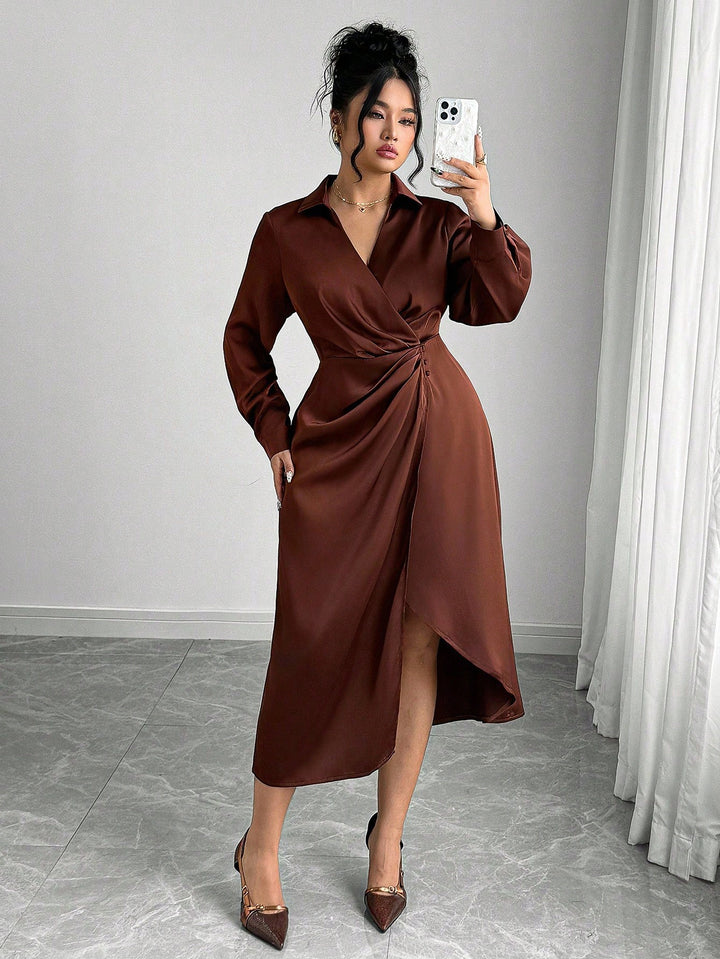 Rochie SHEIN, maro