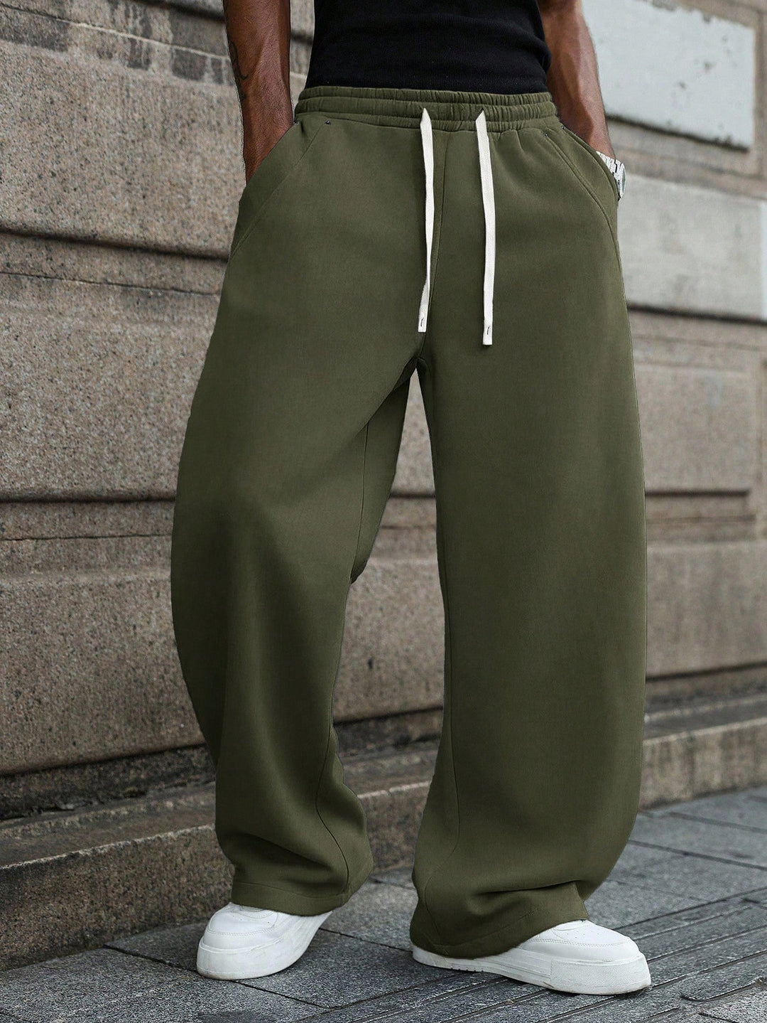 Pantaloni SHEIN, verde