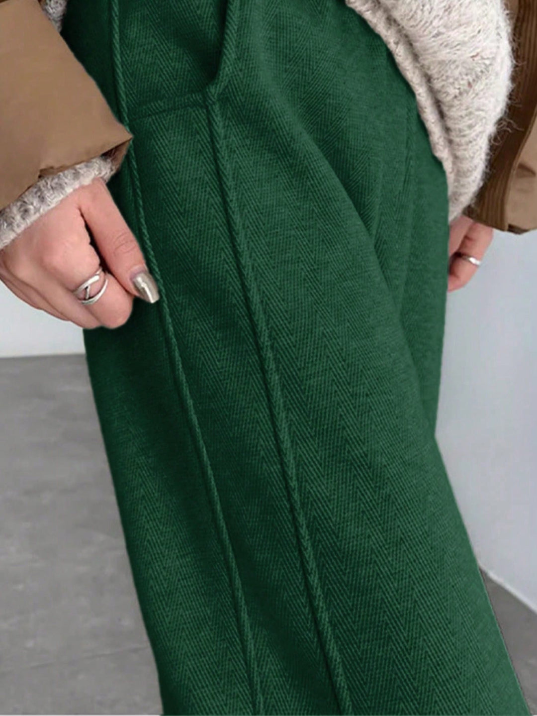 Pantaloni SHEIN, verde