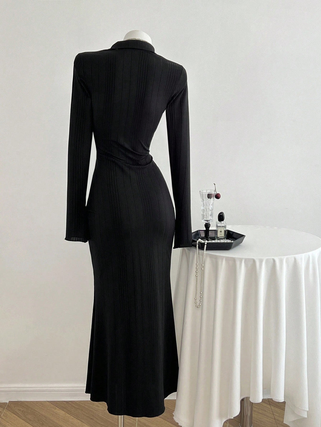 Rochie maxi SHEIN, negru
