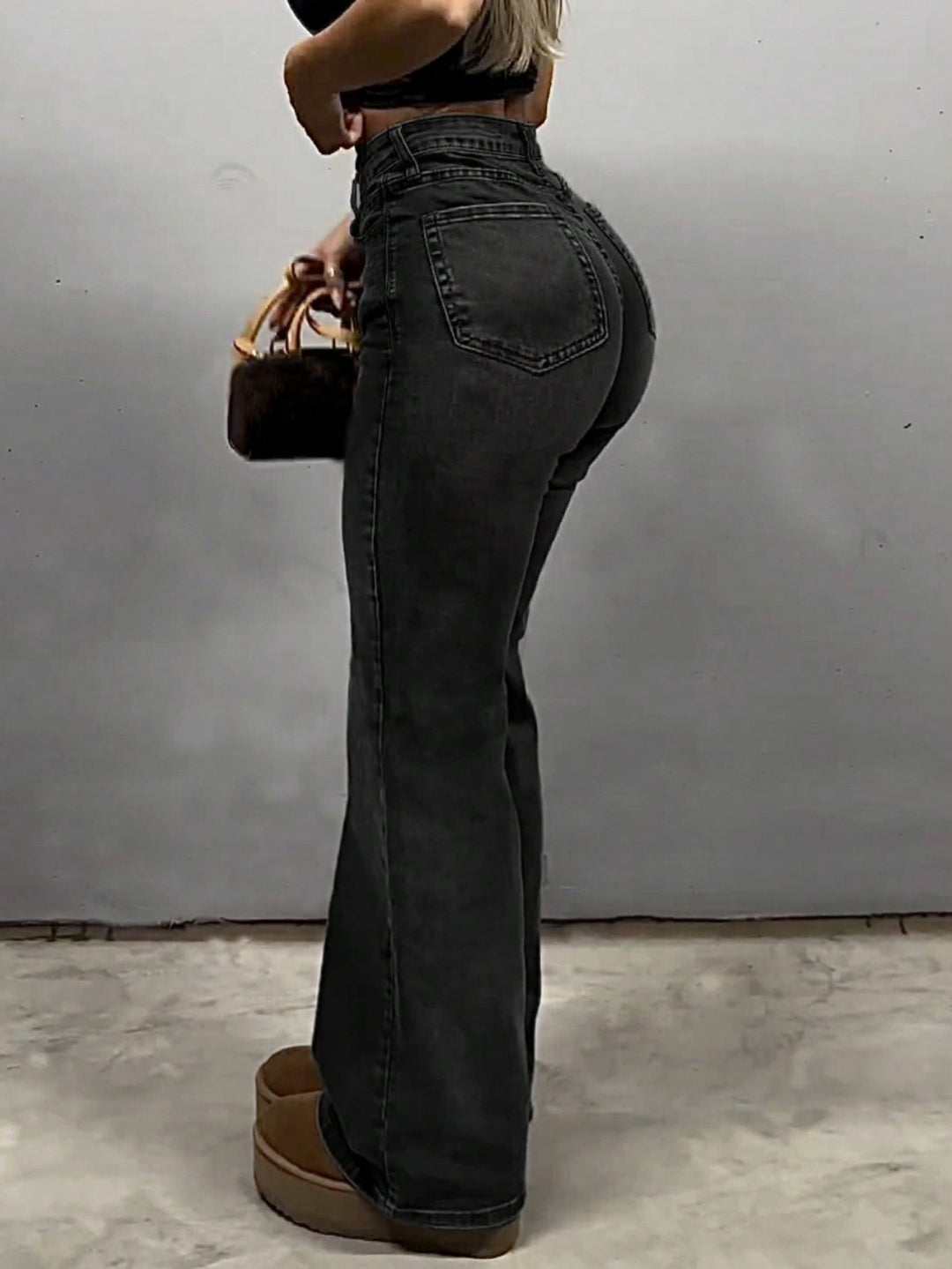Jeans SHEIN, negru