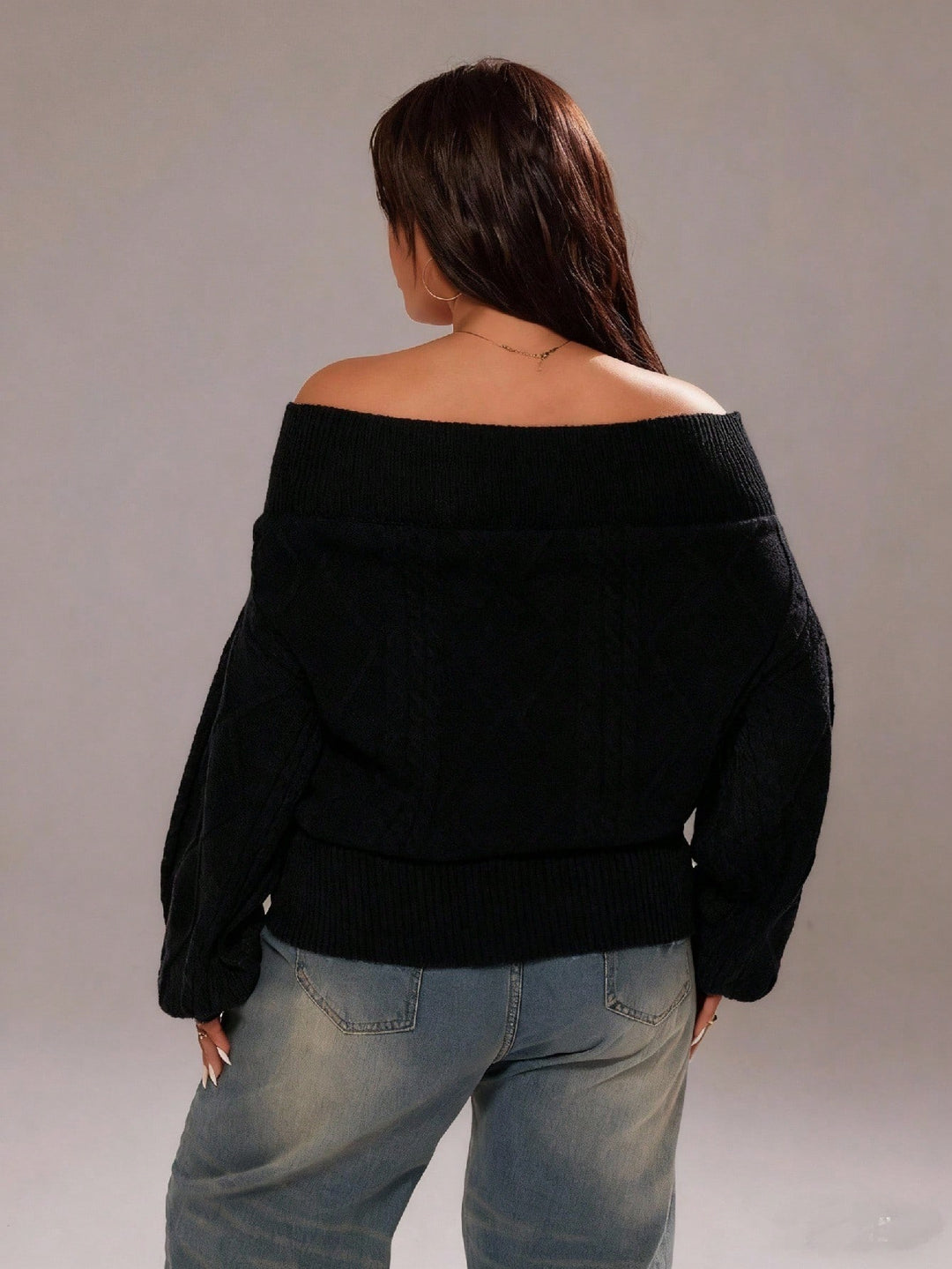 Pulover SHEIN, negru