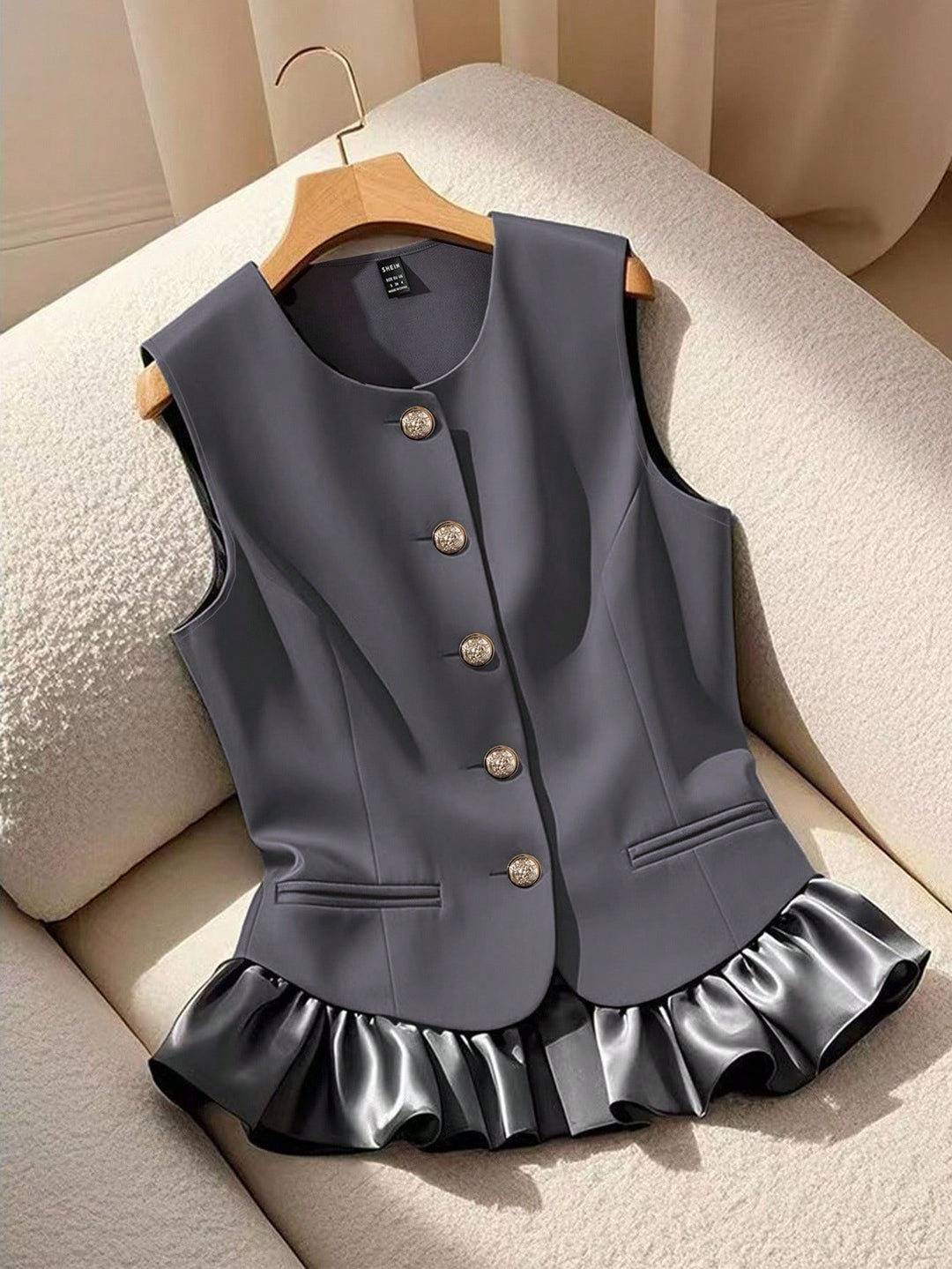 Top Shein, gri