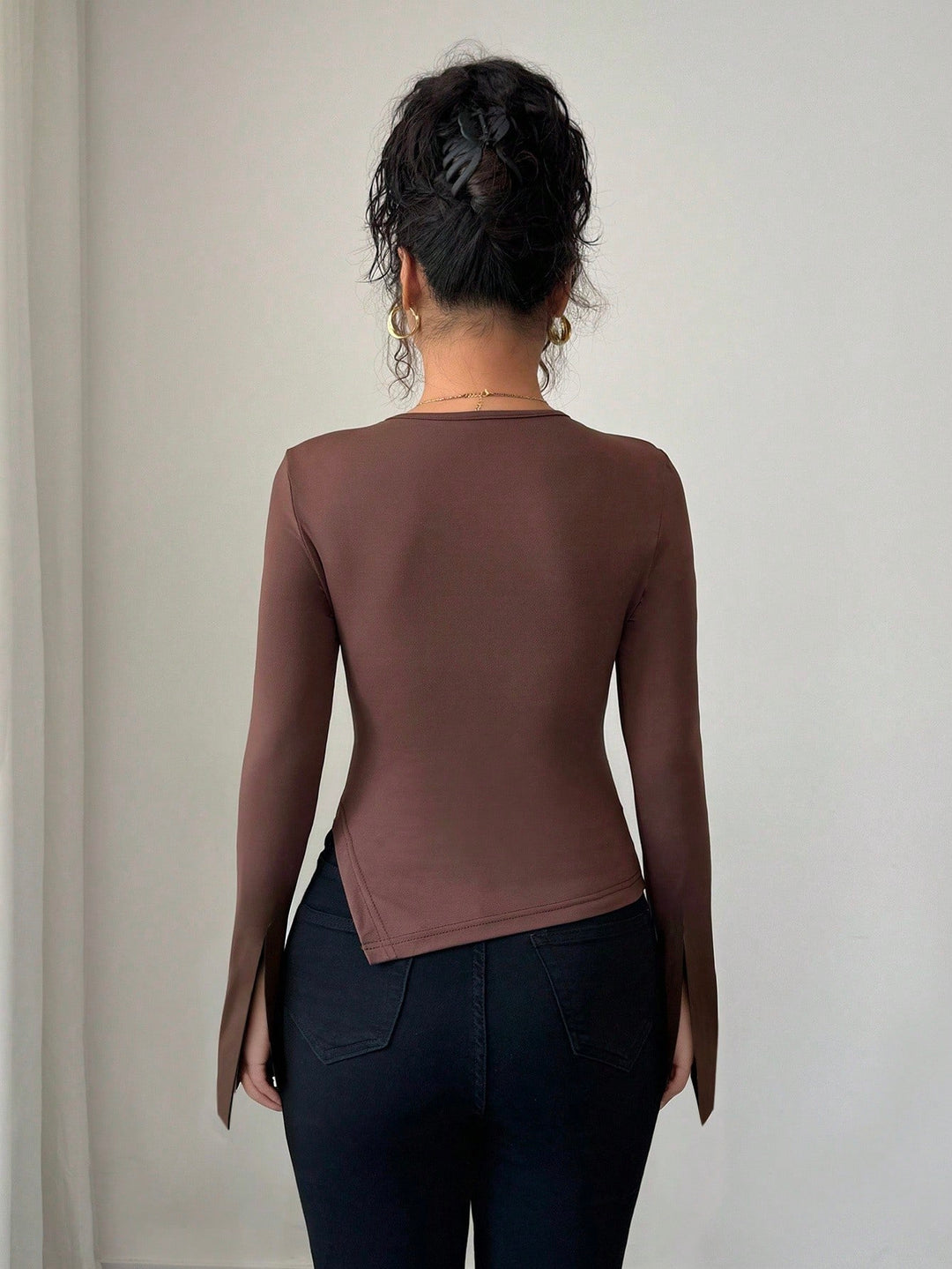 SHEIN blúz, barna