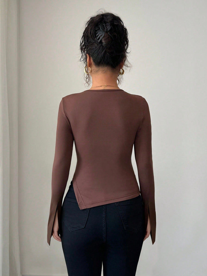SHEIN blúz, barna