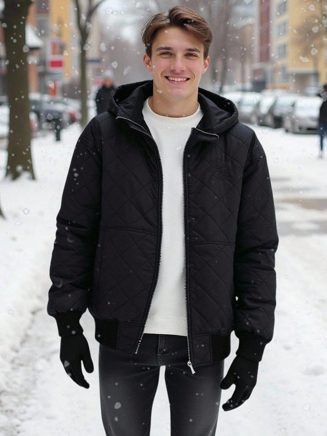 SHEIN Kabát, fekete