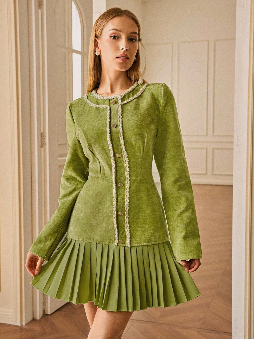 SHEIN mini ruha, zöld