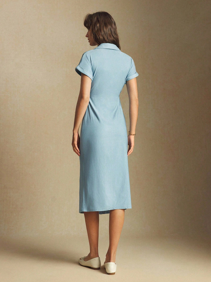 Rochie midi SHEIN, albastru