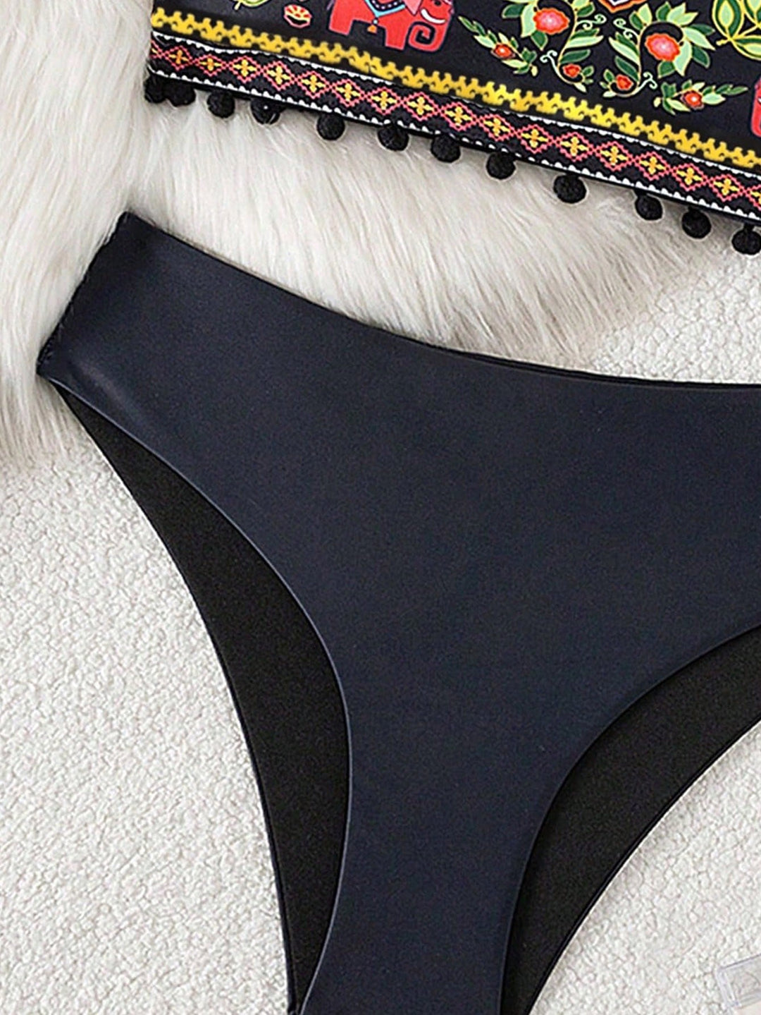 Set bikini SHEIN, negru