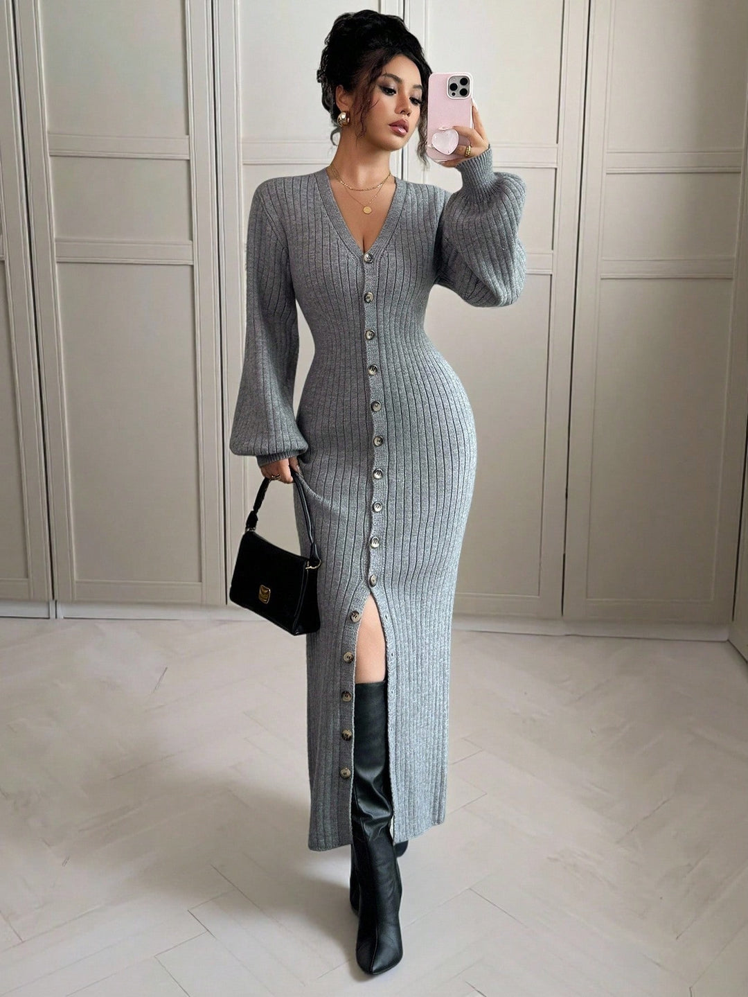 SHEIN ruha, szürke
