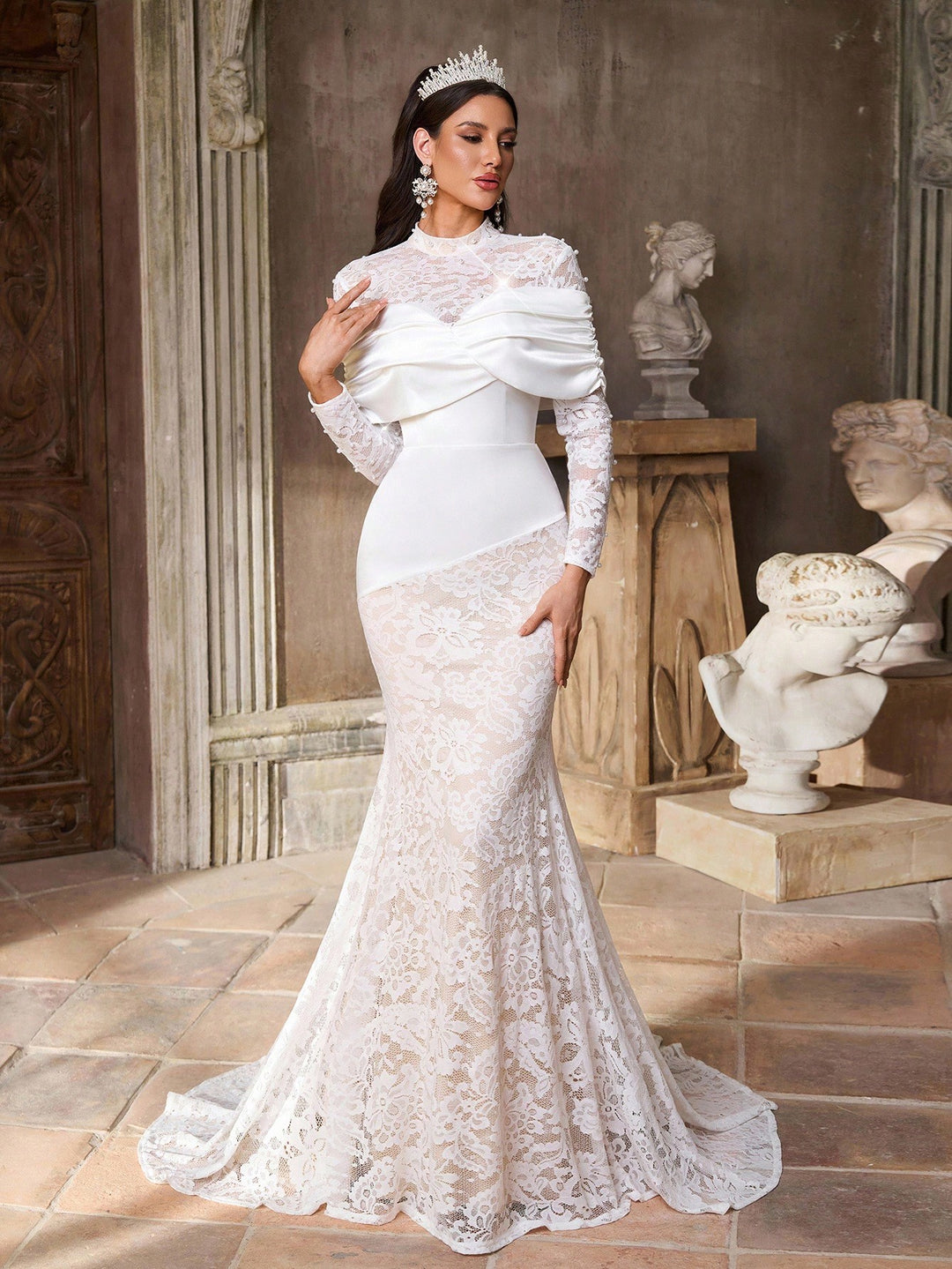 Rochie de mireasă SHEIN, alb