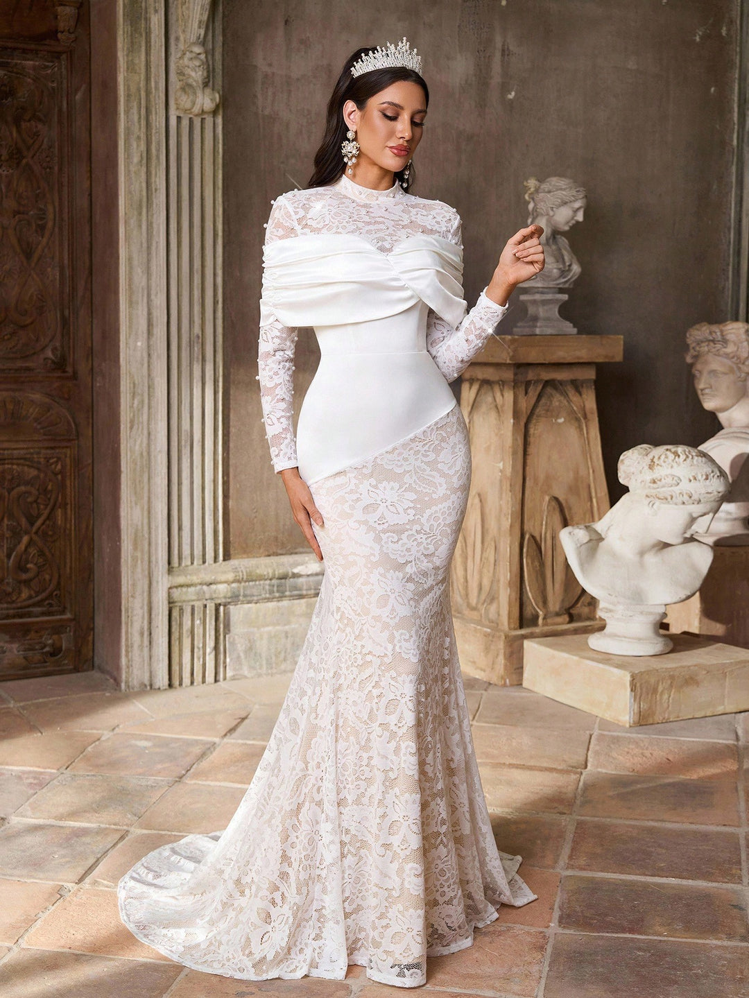 Rochie de mireasă SHEIN, alb