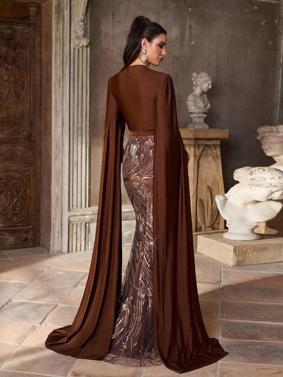 Rochie SHEIN, maro