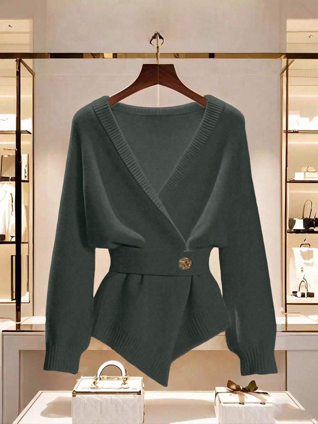 Cardigan SHEIN, verde