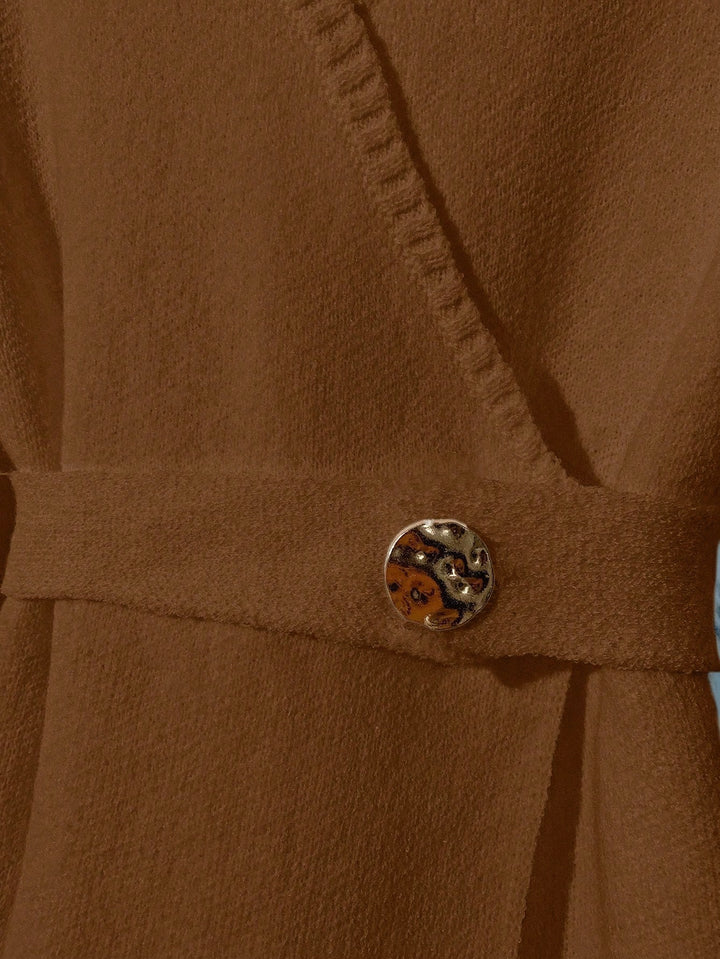 Cardigan SHEIN, maro