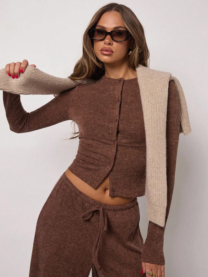 SHEIN blúz, barna