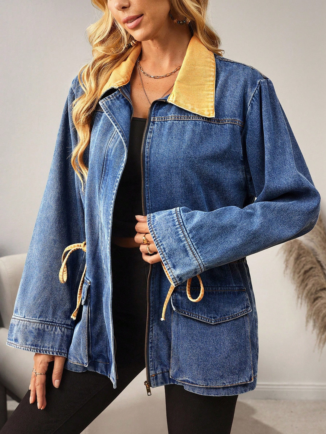 SHEIN farmerdzseki, kék