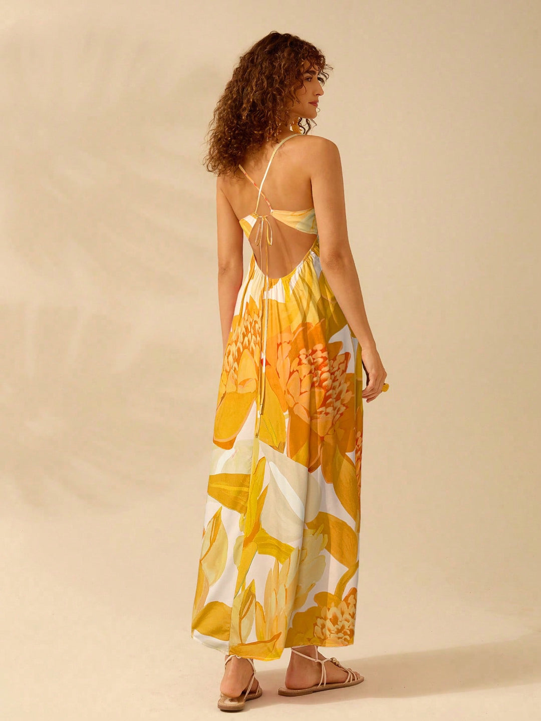 Rochie maxi SHEIN, galben
