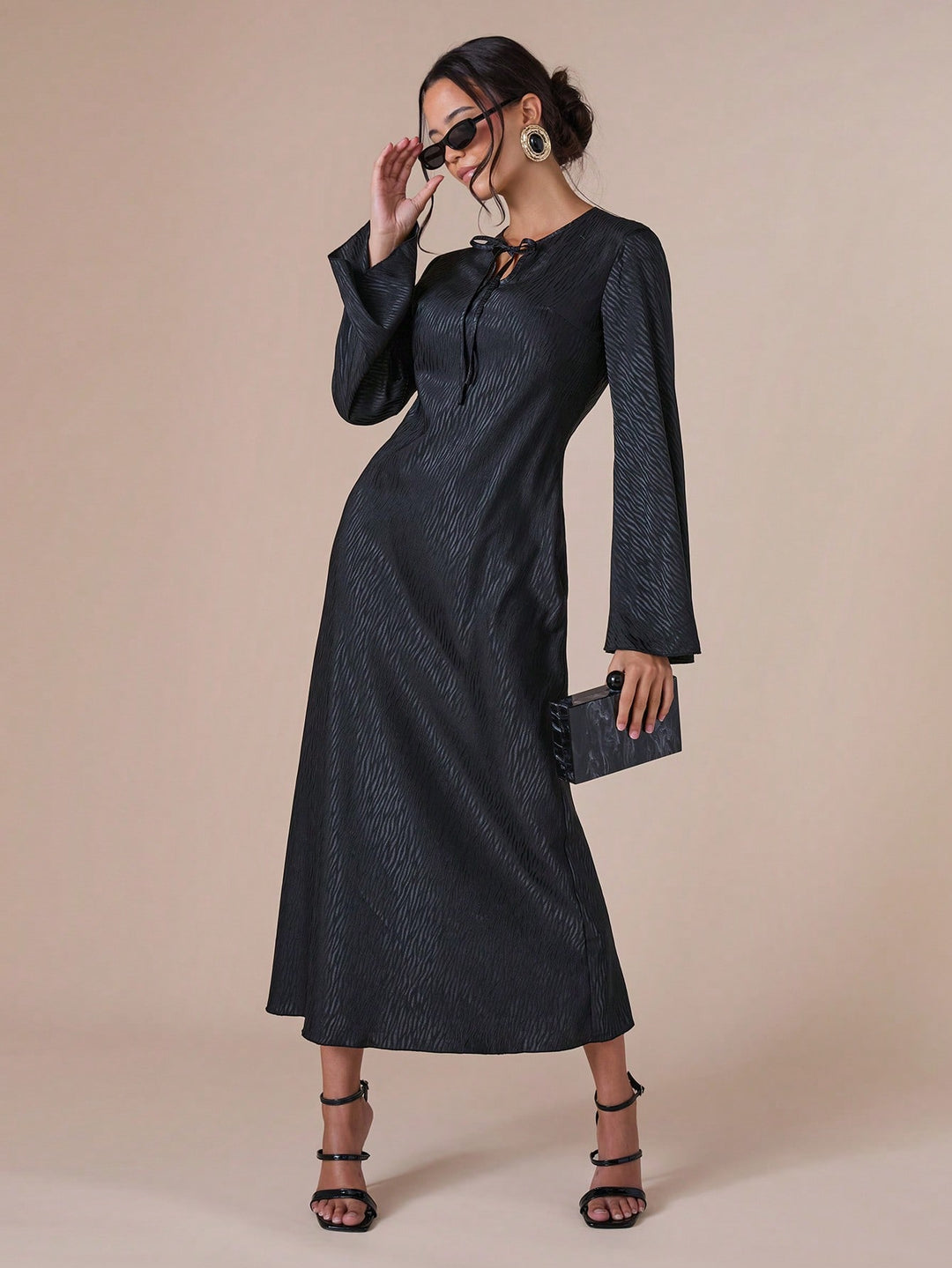 Rochie midi SHEIN, negru