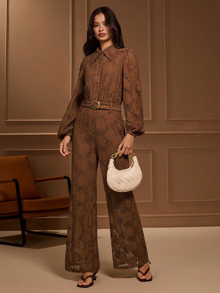 Salopetă SHEIN, maro