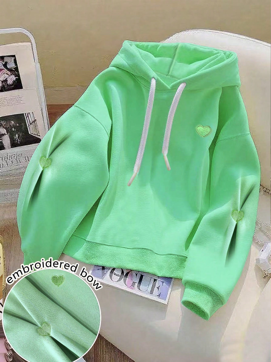 Hanorac SHEIN, verde