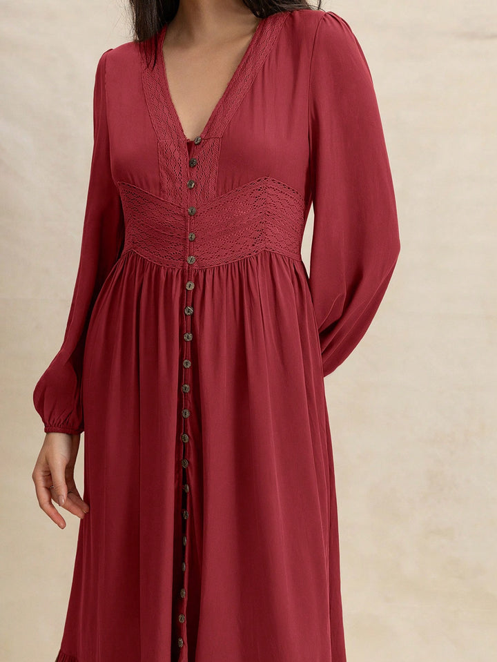 Rochie maxi SHEIN, roșu