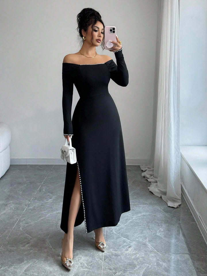 Rochie maxi SHEIN, negru