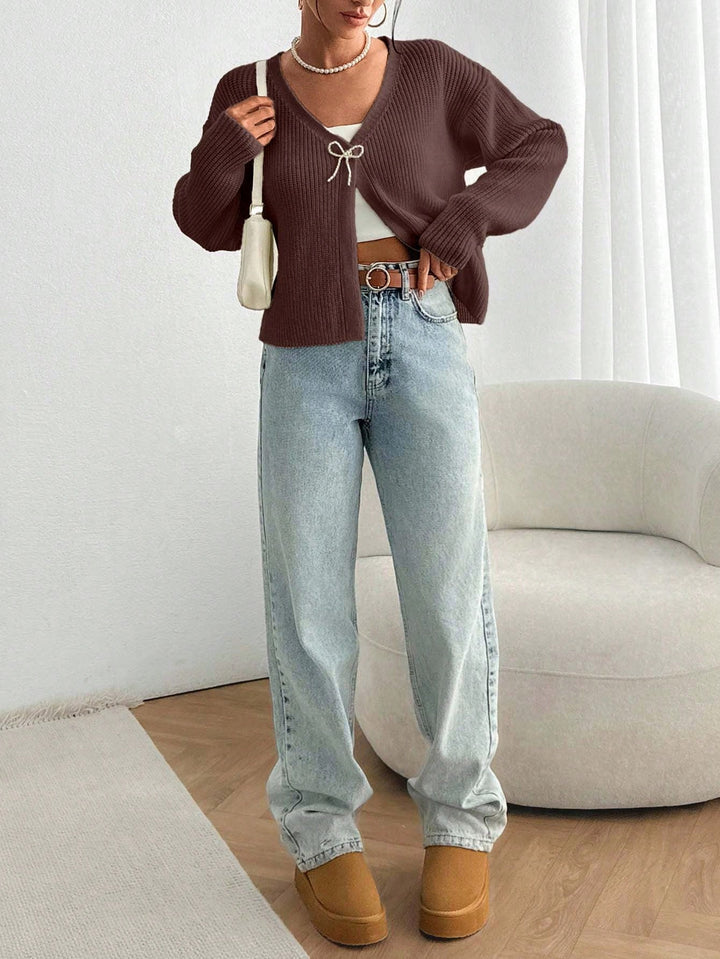 Cardigan SHEIN, maro