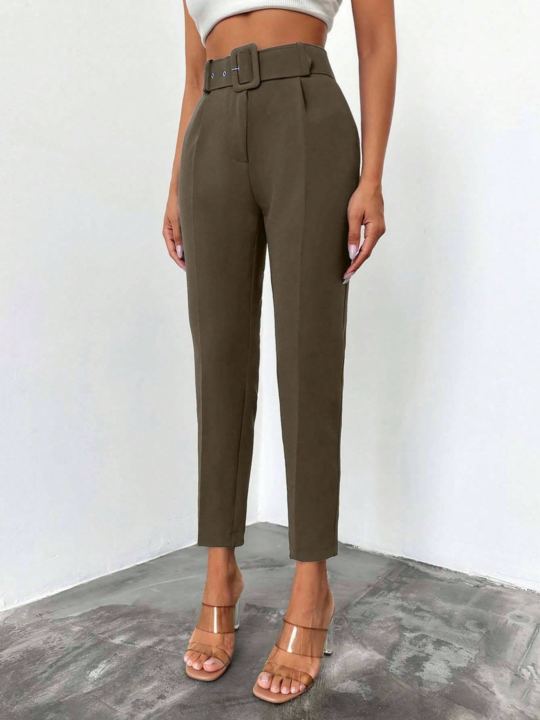 Pantalon SHEIN, kaki