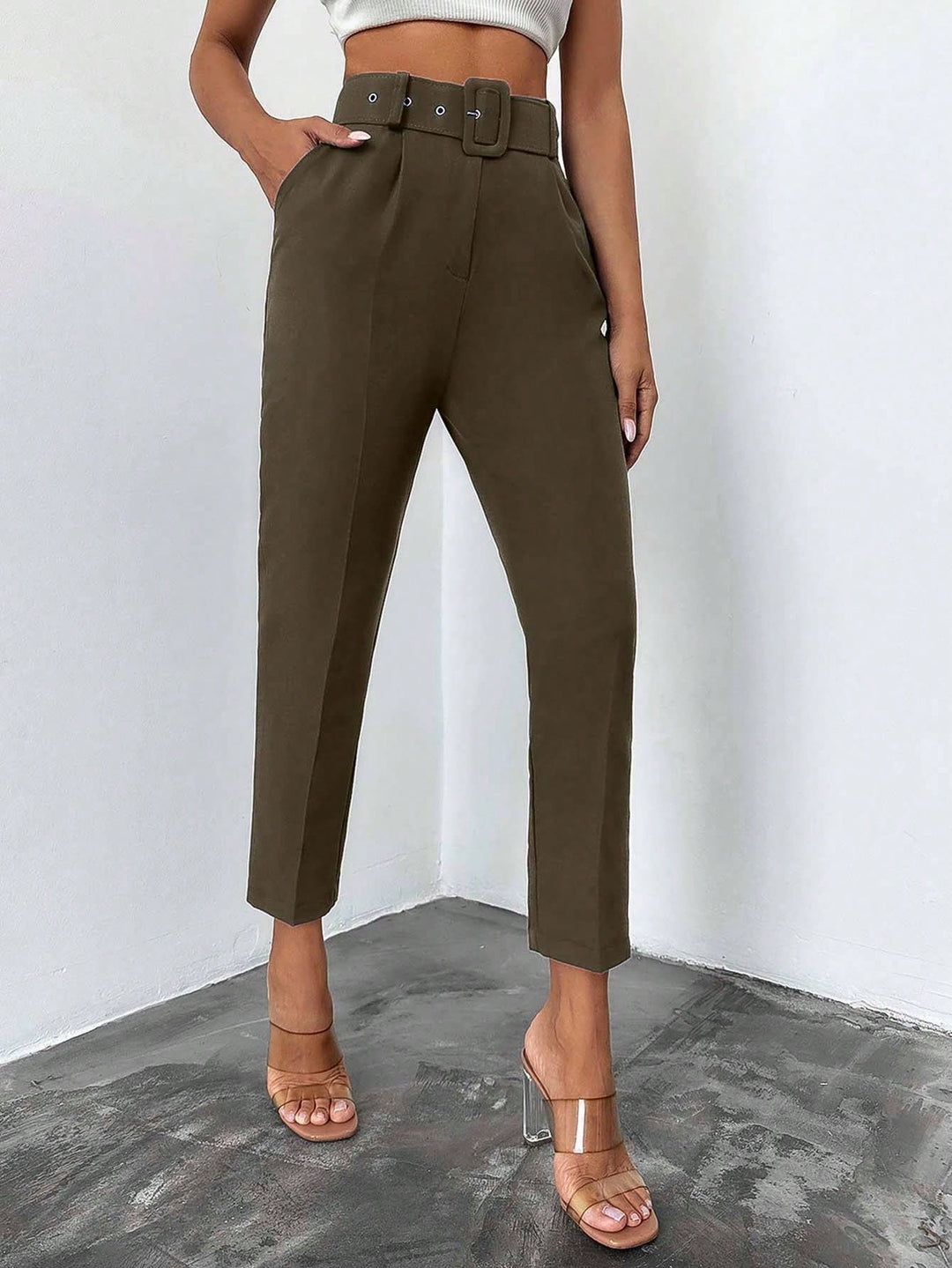 Pantalon SHEIN, kaki