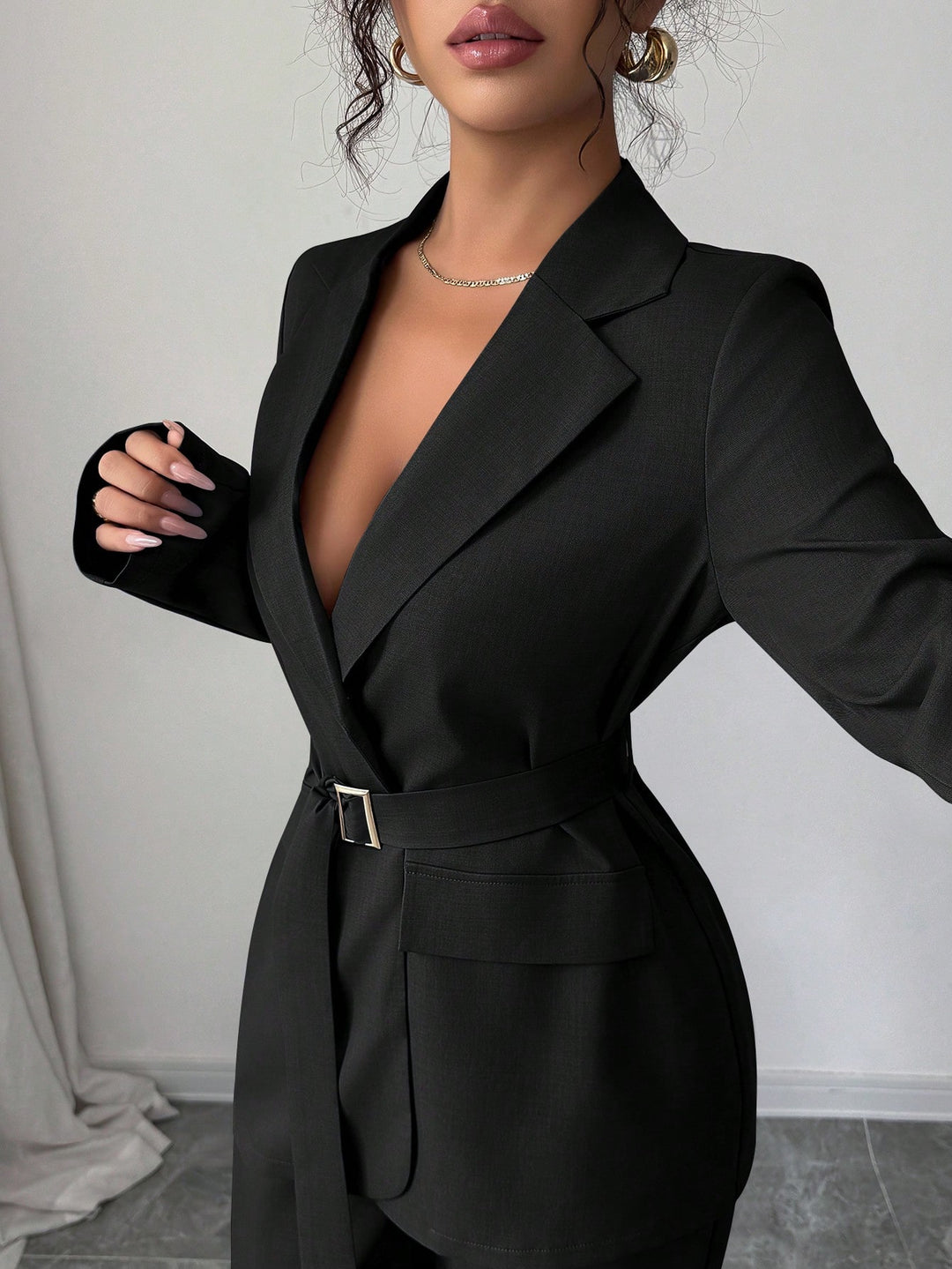 Costum SHEIN, negru